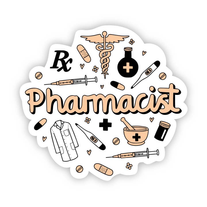 Big Moods - Wholesale Sticker - Pharmacist Sticker