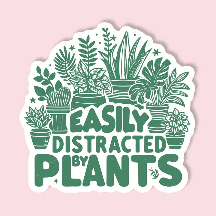Easily Distracted Sticker for wholesale by Urban Brew