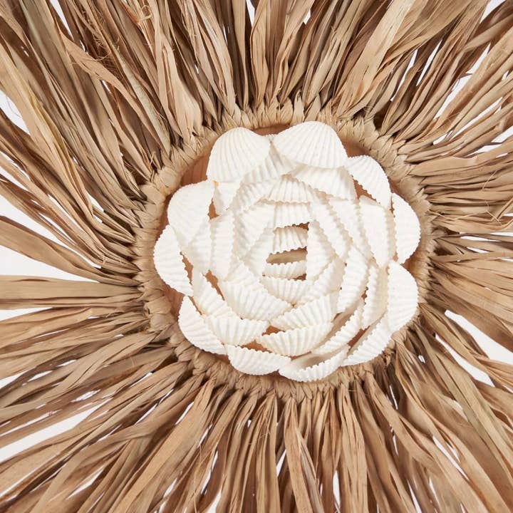 Bazar Bizar Living - Wholesale Decorative Tassel/Wall Drop - The Raffia Bunga Tassel - Natural
