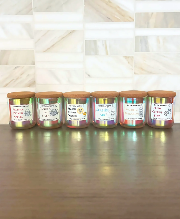 Lit From Above - Wholesale Jar/Filled Candle - Freshly Picked Apples • 2.7 oz3