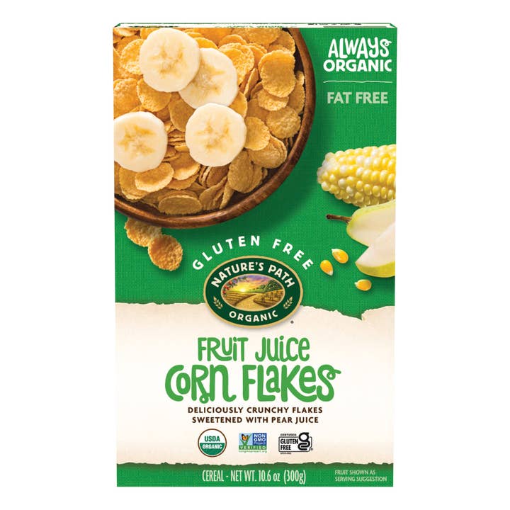 Fruit Juice Sweetened Corn Flakes Cereal (Case of 12) for wholesale by Nature's Path