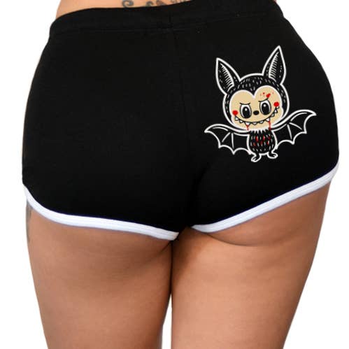 LA BUBAT - Halloween Gothic Cat Lovers Women's Shorts for wholesale by Pinky Star