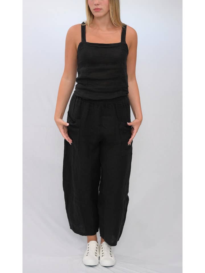 Merci Marie - Wholesale Pants - Women's - Linen Barrel Pants29