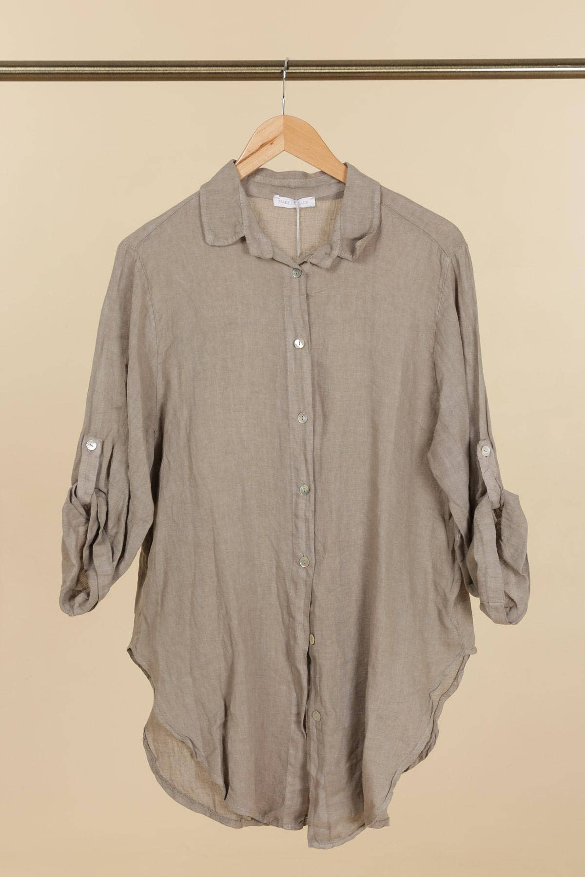 la maison des fibres naturelles - Wholesale Button Down Shirt - Women's - 100% linen shirt 62015910