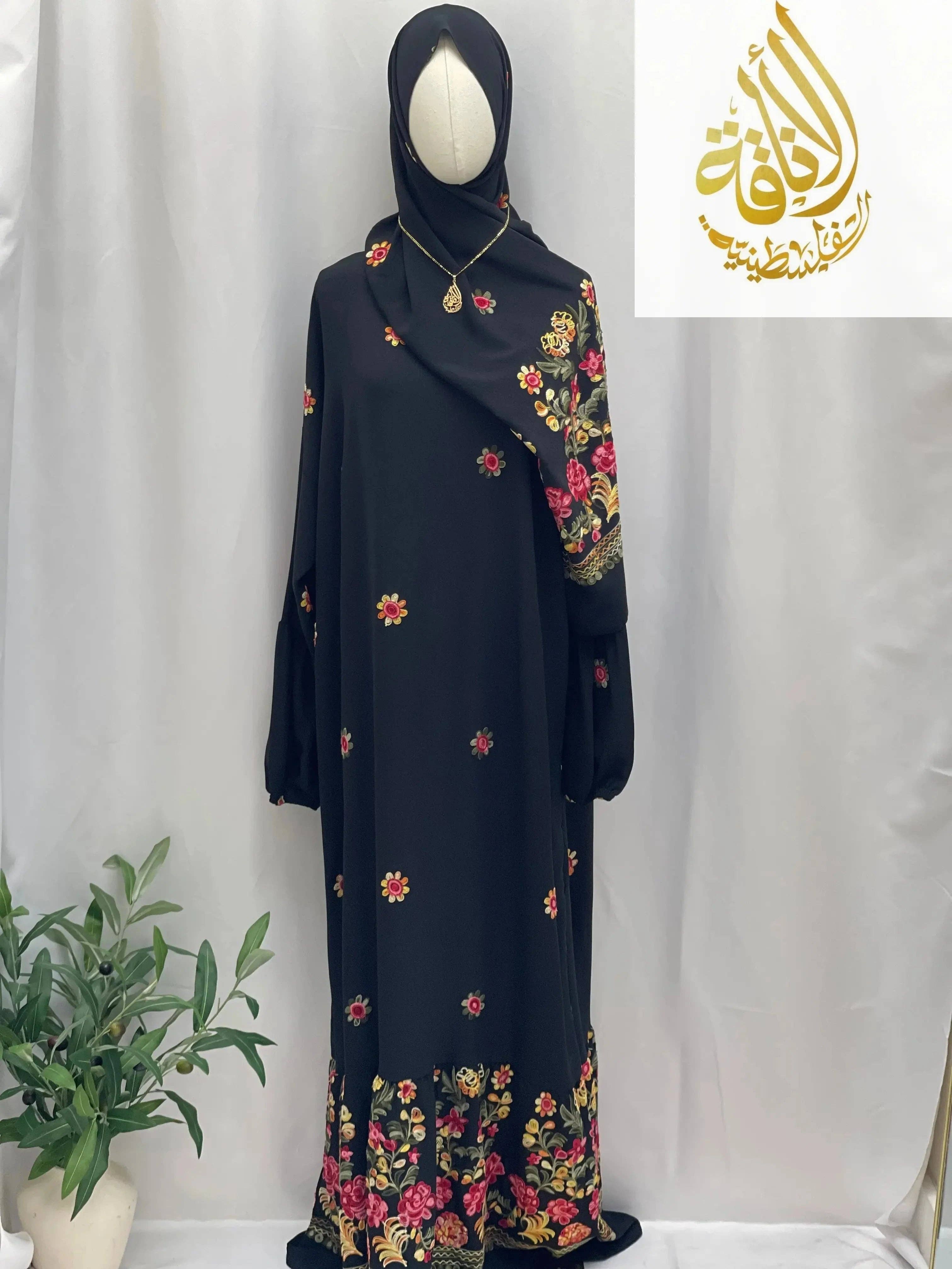Palestinian Elegance - Wholesale Kaftan - Women's - Prayer Dress with Attached Hijab - Modesty & Comfort6
