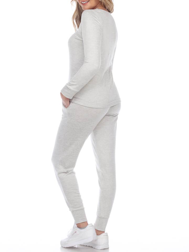 WHITE MARK - Vente Ensemble de vêtements d'intérieur – femme - Ensemble de salon 2 pièces16