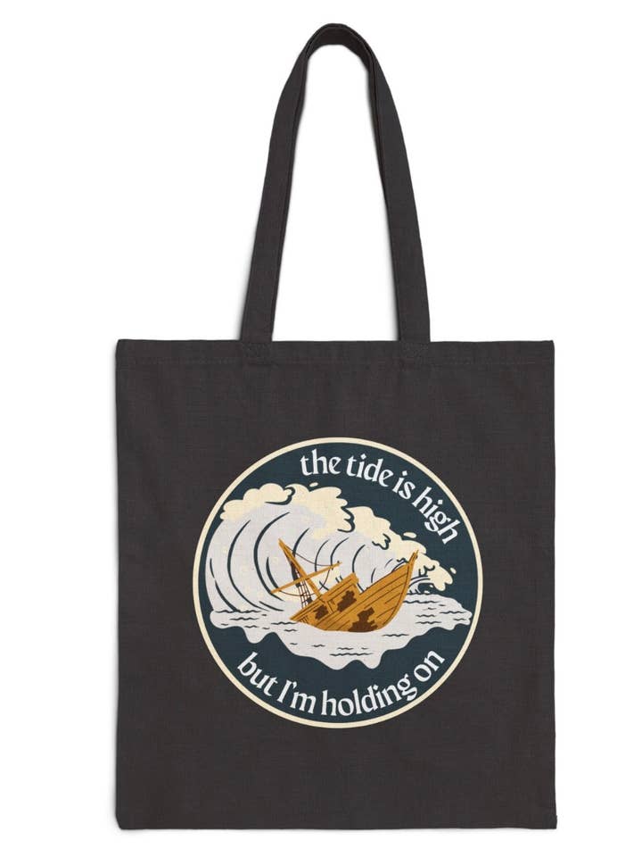 Blondie 80s Rock Tote Bag Funny Anxiety Dark Humor Bag for wholesale by Heyday Press