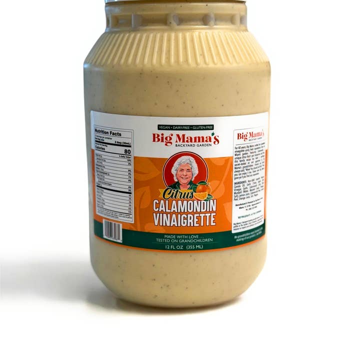 Big Mama’s Backyard Garden - Wholesale Salad Dressing - Citrus Calamondin Vinaigrette - 1 Gallon Format0