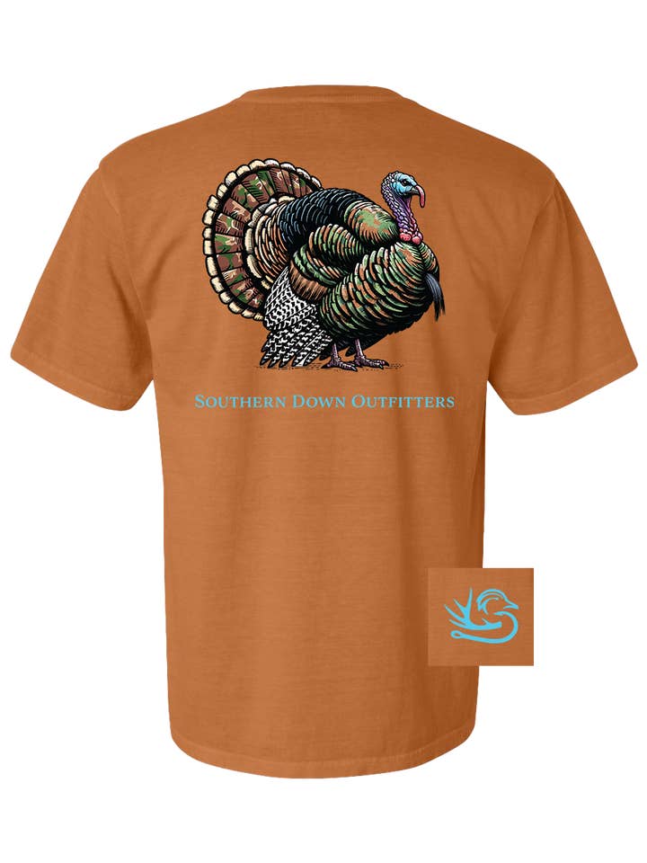 Camo Turkey Tee for wholesale by Southern Down Outfitters
