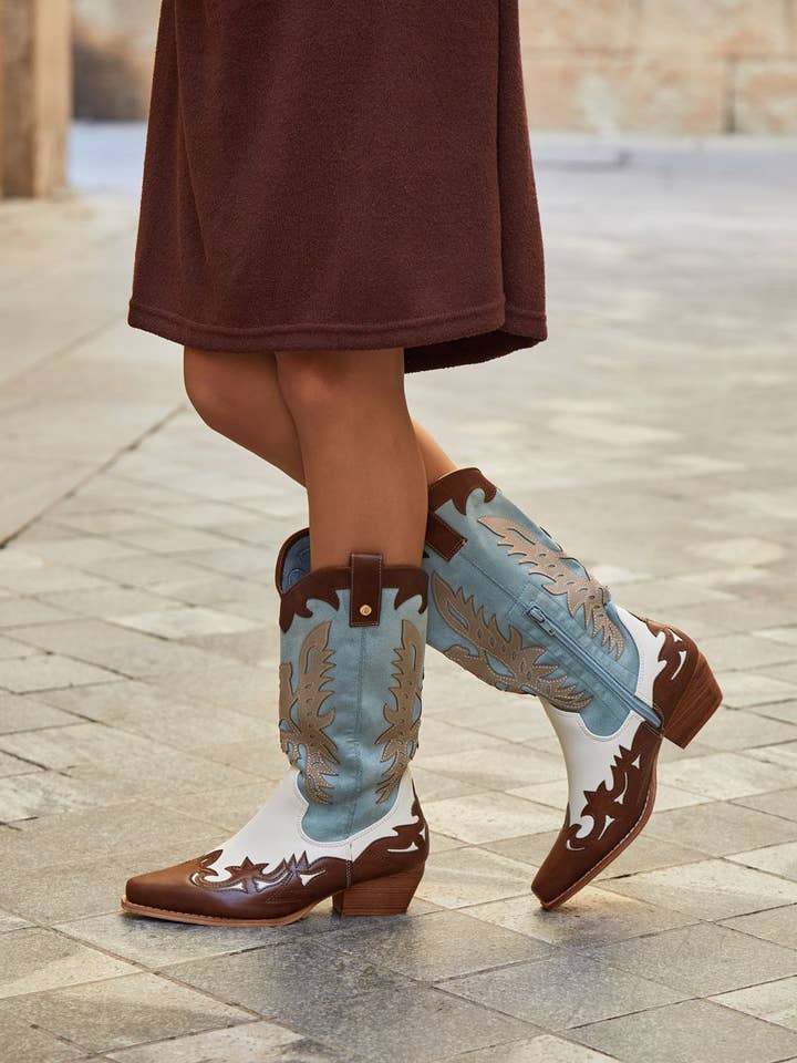 SWEET MAGIC MODA Y COMPLEMENTOS - Vendita all'ingrosso Stivali da cowboy - Donna - Stivali cowboy combinati3