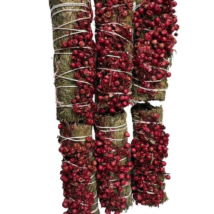 CaNatureLover - Wholesale Sage Bundle - CEDAR with PEPPERCORN, Smudging kit, Smudge Bundle3