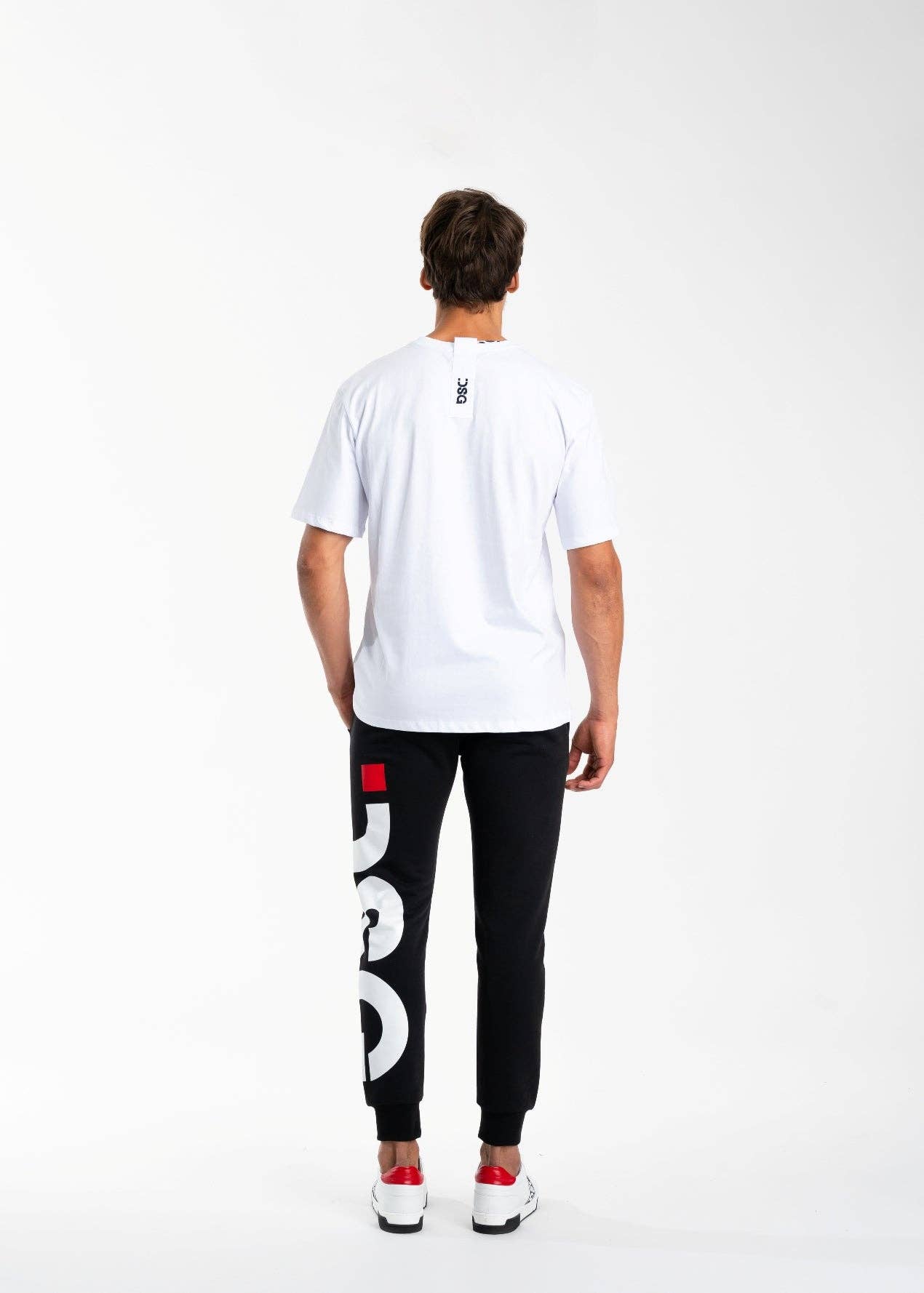 DSG - Vendita all'ingrosso Pantaloni sportivi/da jogging loungewear - Uomo - PANTALONE DSG JOGGER BLACK/WHITERED2