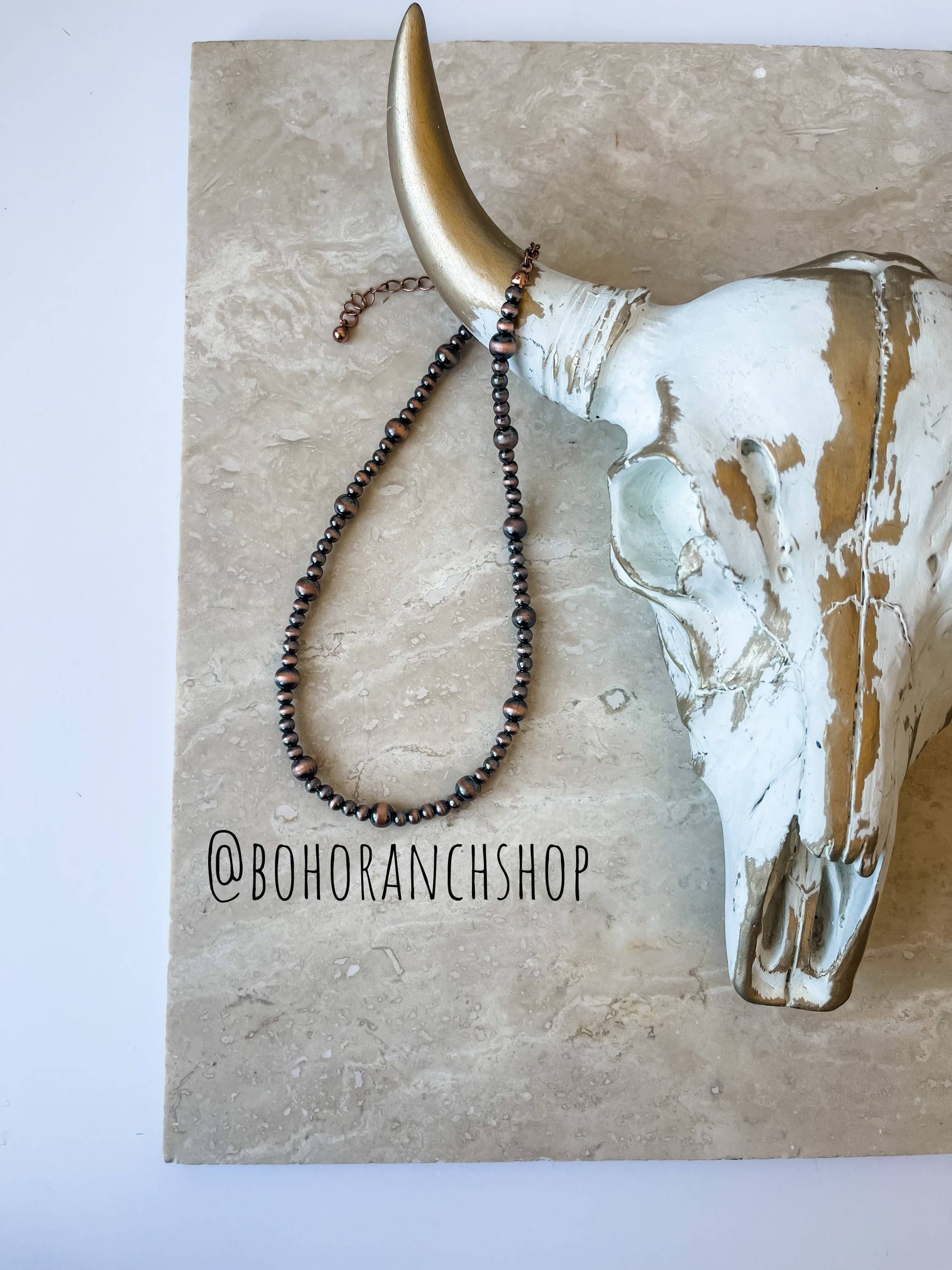 Boho Ranch Shop - Wholesale Choker/Collar - Western Navajo Style Choker Necklace 4mm2