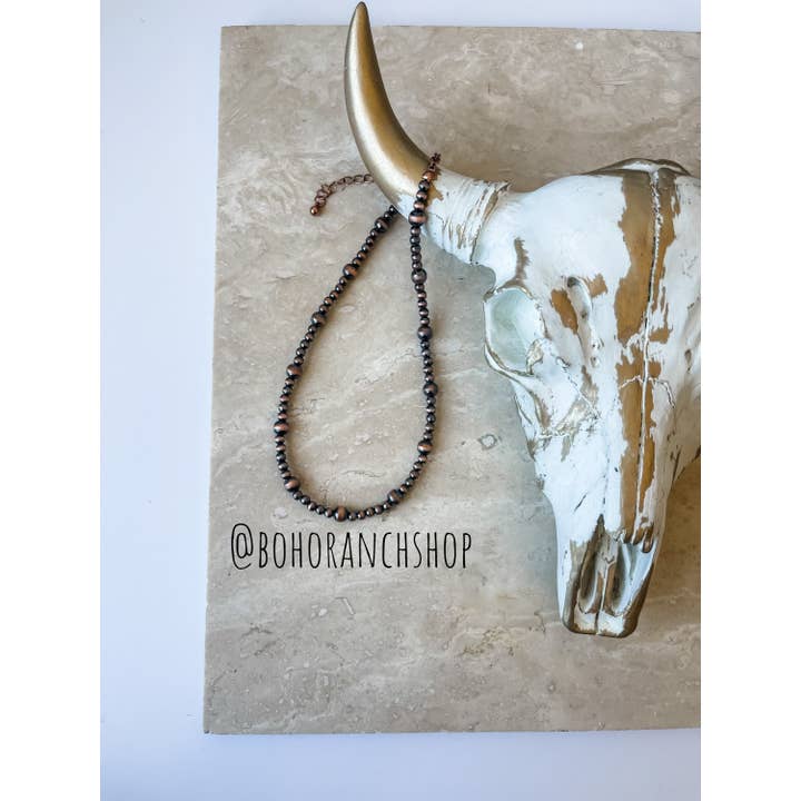 Boho Ranch Shop - Wholesale Choker/Collar - Western Navajo Style Choker Necklace 4mm2