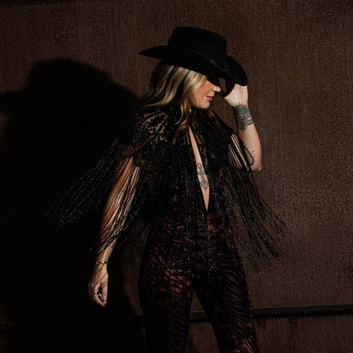 Glass Bead Cape Vintage Black for wholesale by Fantastico Fans