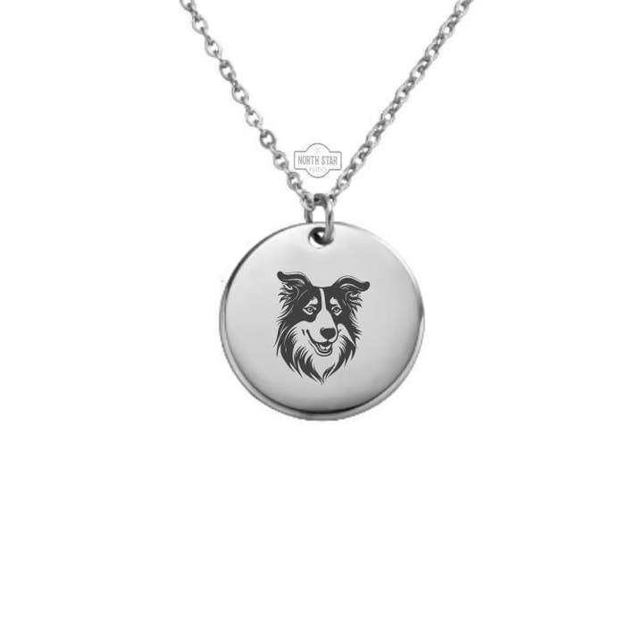 Border Collie Necklace/Keychain - Personalized Pet Gift for wholesale by North Star Rustics Too