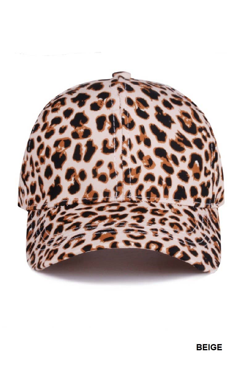 Vanilla Monkey - Wholesale Baseball Cap - Women's - Leopard Pattern Baseball Cap0