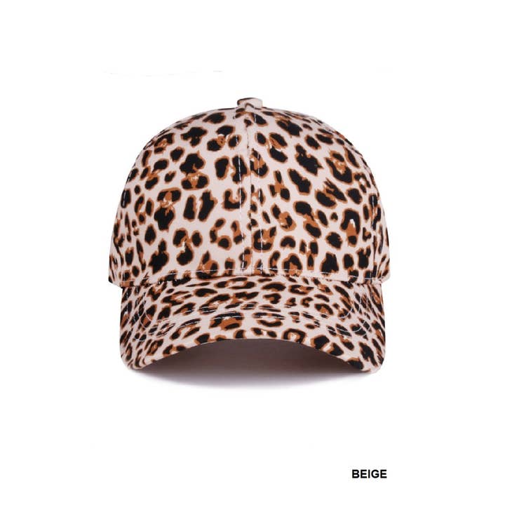 Vanilla Monkey - Wholesale Baseball Cap - Women's - Leopard Pattern Baseball Cap