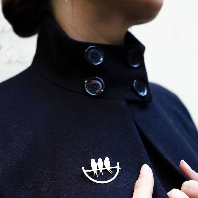 Hirondelle Bijoux - Wholesale Brooch - Swallow brooch2