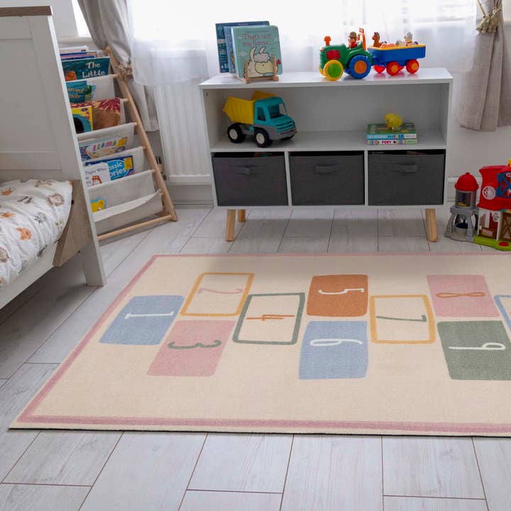 My Play Mat Pastel Hopscotch for wholesale by Phoenox Textiles