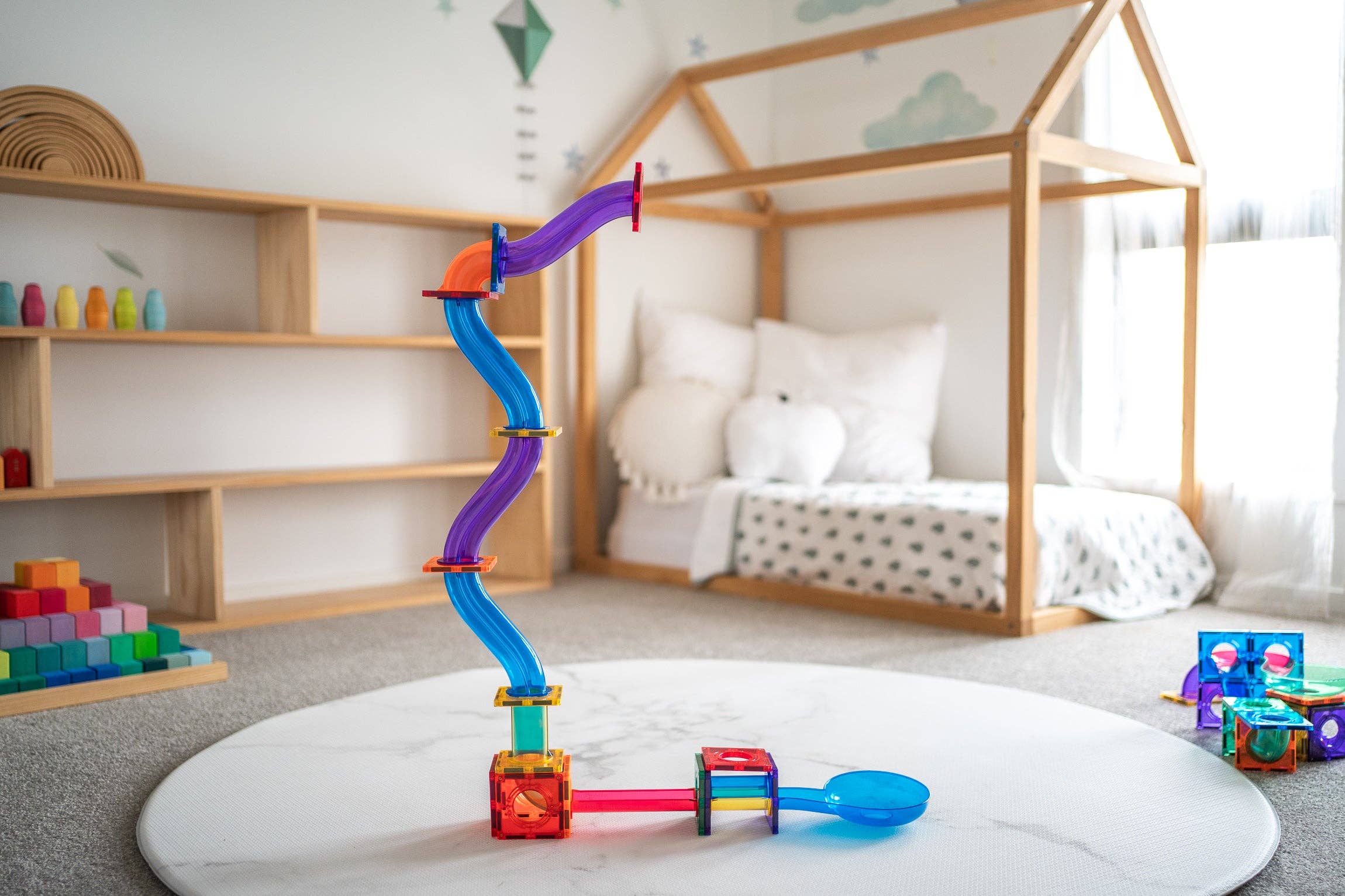 Learn and Grow Toys – Großhandel Baukasten – Kinder – Learn and Grow Toys Magnetische Kugelbahn – Erweiterungsset5