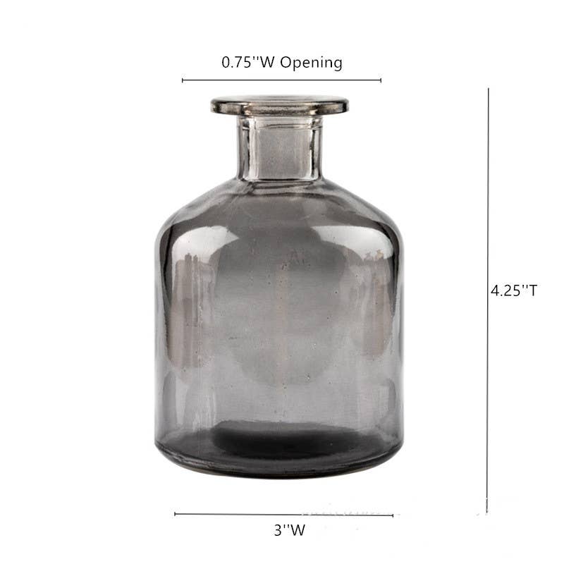 Sweet Home Deco – Großhandel Vasen – Bunte Knospenvasen, verschiedene Glasflaschen, Blumenvasen10