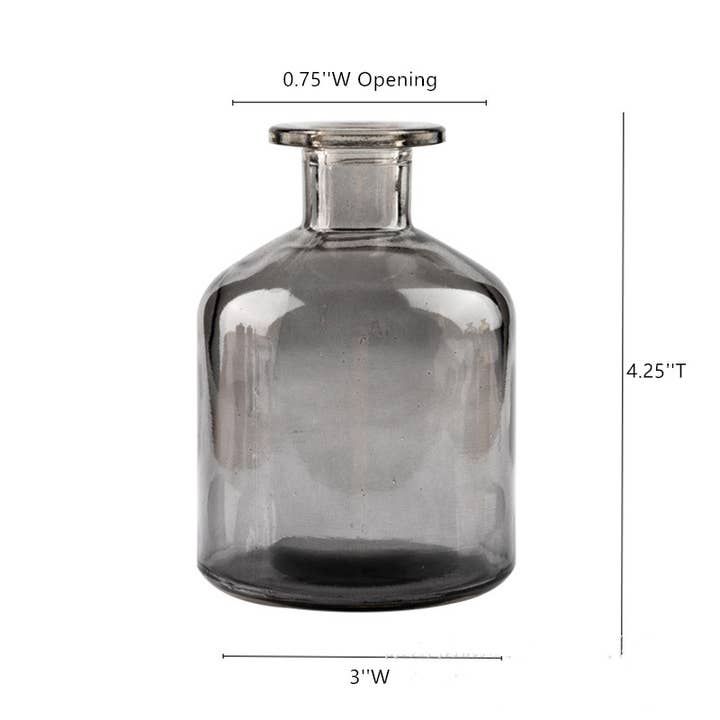 Sweet Home Deco - Wholesale Vase - Colorful Bud Vases, Assorted Glass Bottles, Flower Vases10