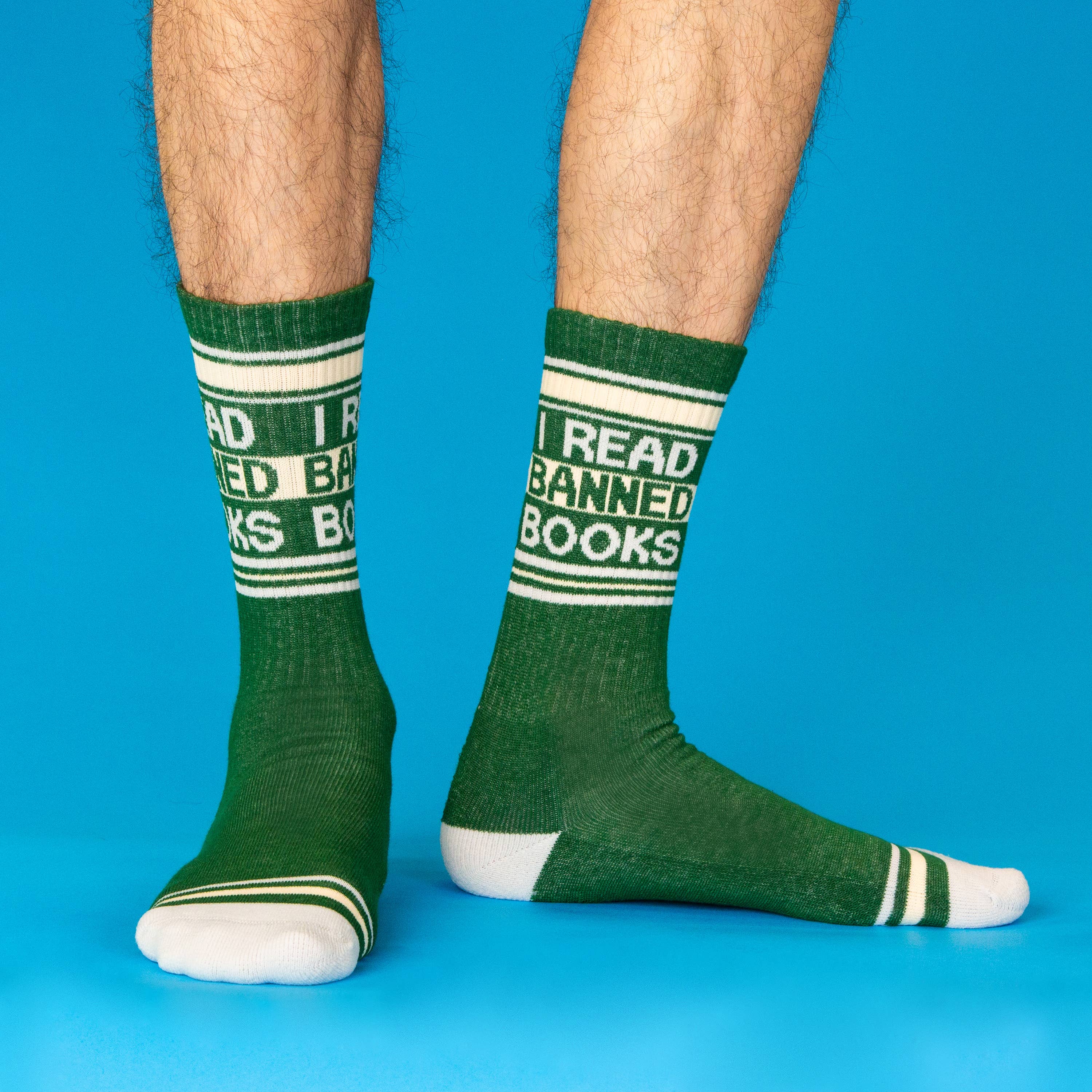 Gumball Poodle - Wholesale Socks - Unisex - I Read Banned Books Gym Crew Socks4