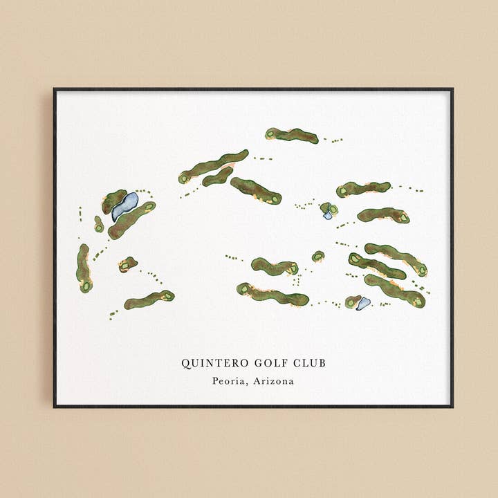 Quintero Golf Club Print for wholesale by ally aiken design