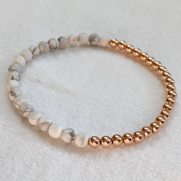 MARBLE & METALLIC BRACELET for wholesale by Luci and Lola