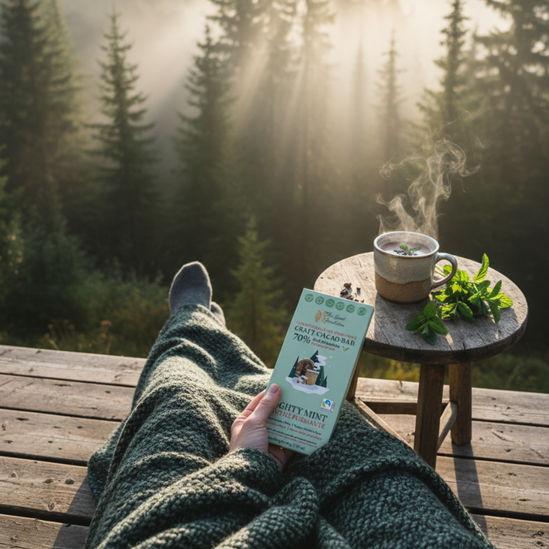 The GOOD Chocolatier - Wholesale Chocolate Bar - CASE Mighty Mint 70%1