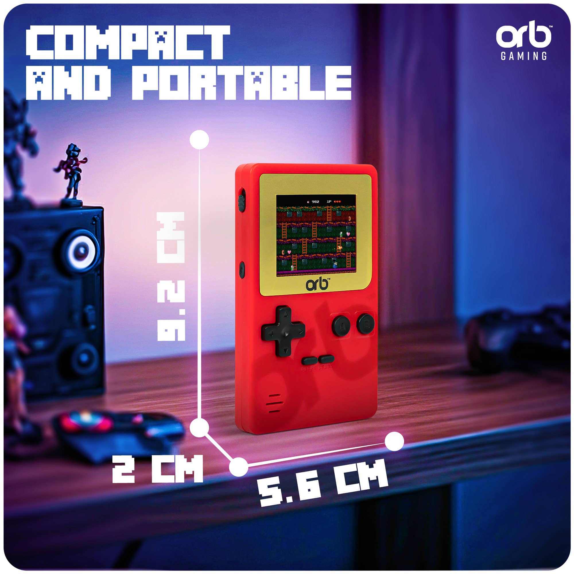 Thumbs Up! - Wholesale Electronic Toy - Kids & Baby - ORB Retro Mini Handheld Games Console (150 in 1)3