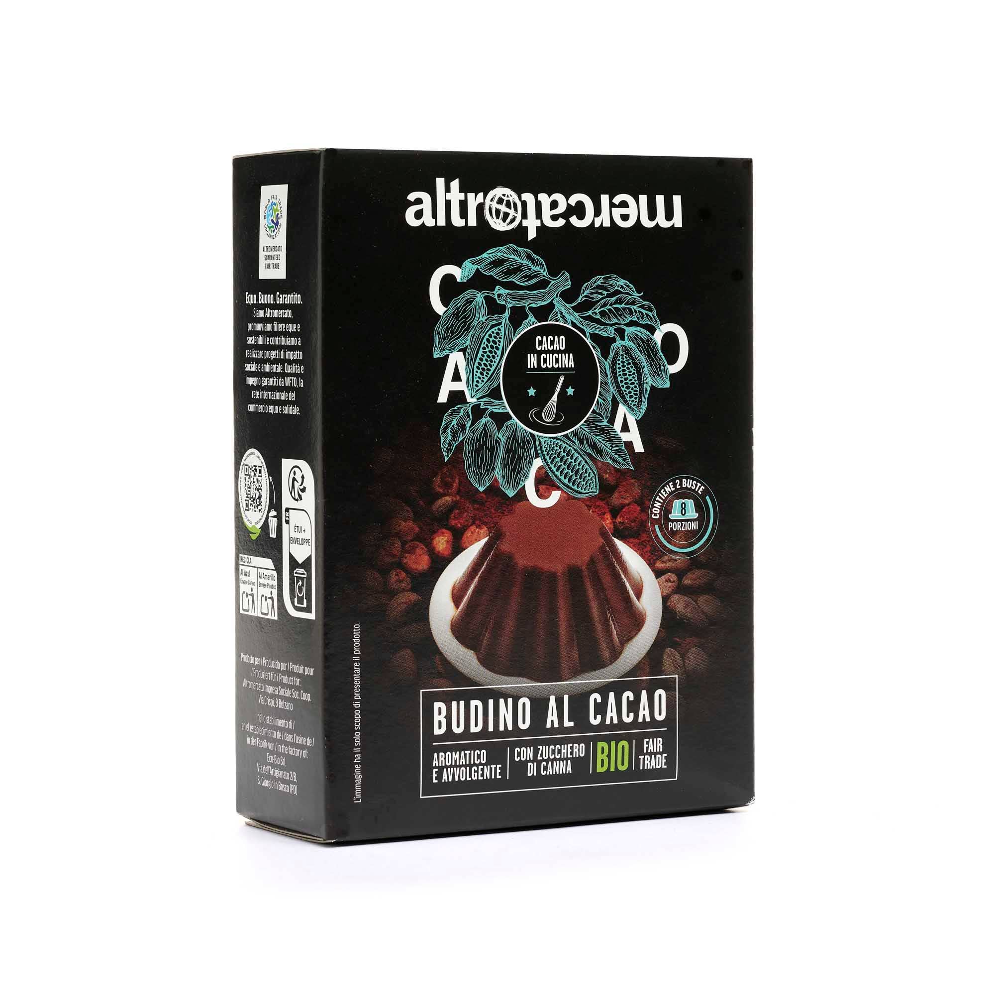 Altromercato - Wholesale Pudding - Ready To Make Cocoa Pudding - Organic - 250 g