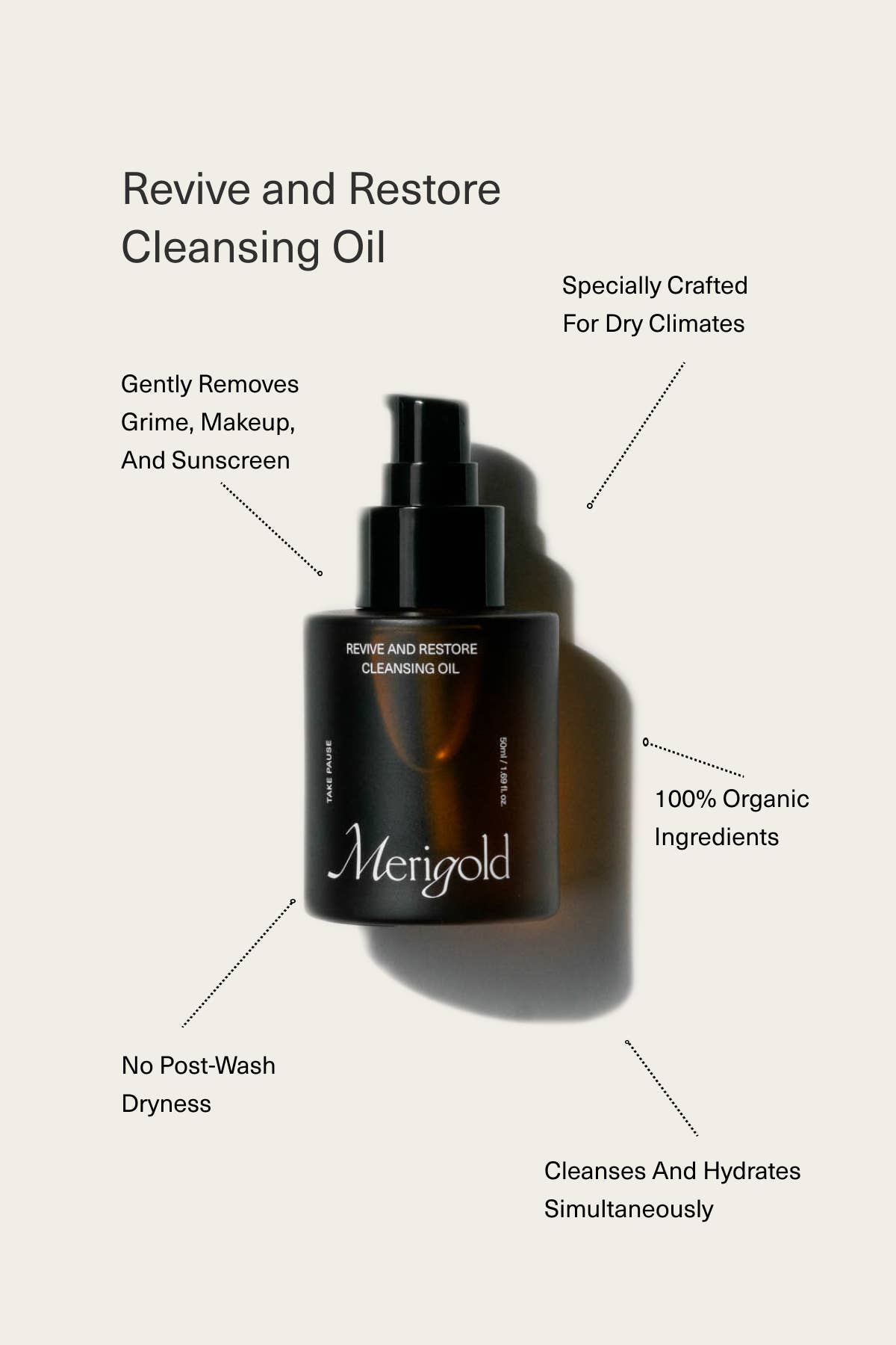 Merigold - Wholesale Facial Cleanser - Revive and Restore Cleansing Oil11