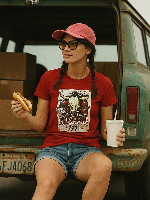 BC DTF BÉBÉ JE SUIS UNE CARTE SAUVAGE T-SHIRTS, T-SHIRTS, T-SHIRTS, pour la vente par L&B Life