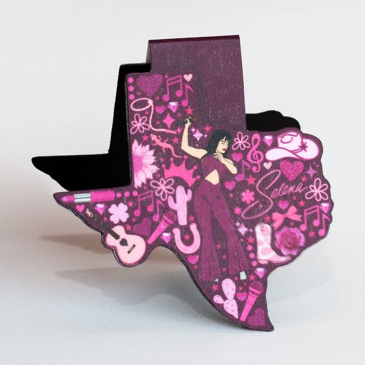 Selena Texas Magnetic Bookmark for wholesale by PapelerÃa Raci