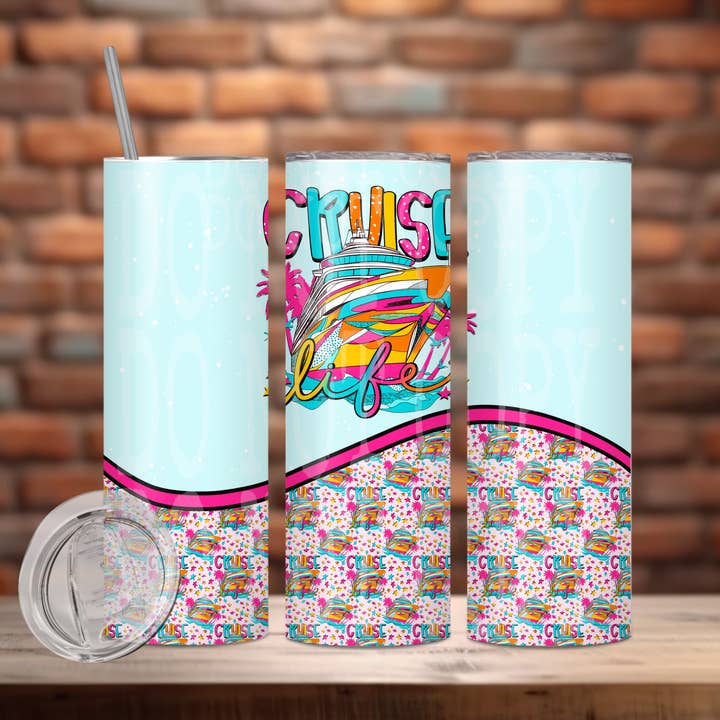 Cruise Life Tumbler for wholesale by Hello Sunshine Boutique