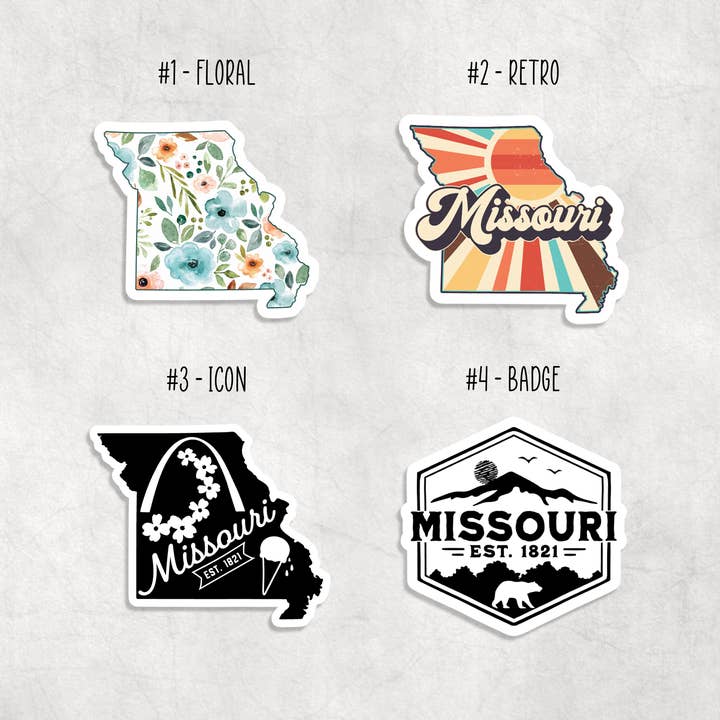 Expression Design Co - Wholesale Sticker - Missouri Stickers1