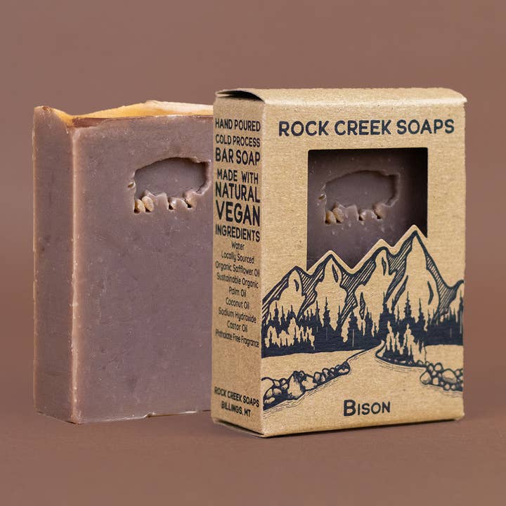 Rock Creek Soaps - Wholesale Bar Soap - Bison Bar Soap | Amber Vanilla & Lavender