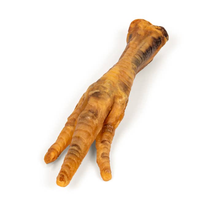 Mika and Sammy's Gourmet Pet Treats - Wholesale Pet Treats - Dog - Smoked Chicken Feet (50 Pack) could be sold as a single foot