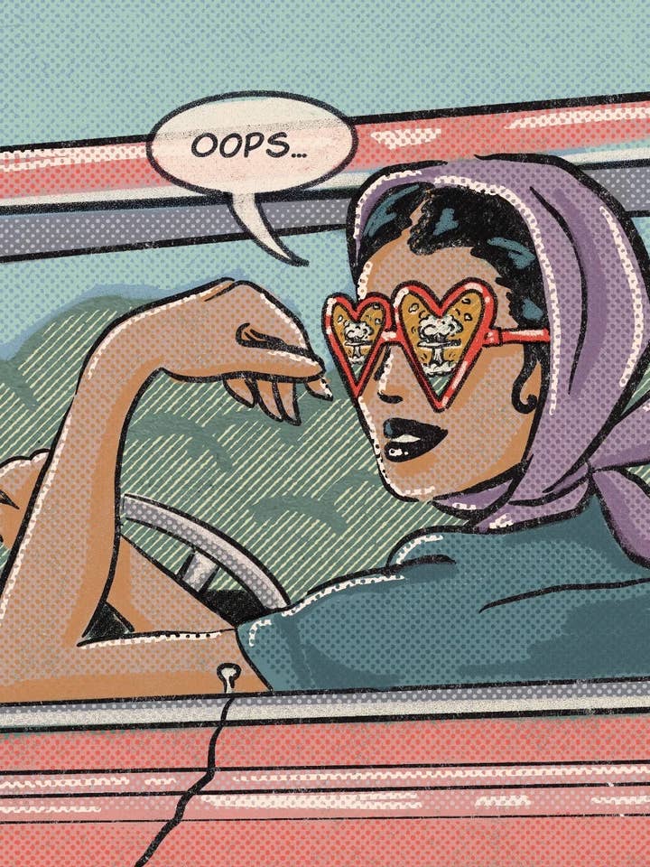 Oops Print for wholesale by I Think With Ink