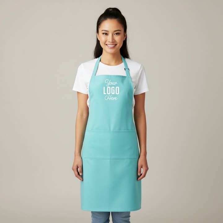 Custom Logo Bib Apron All the colours for wholesale by Lovetree Design
