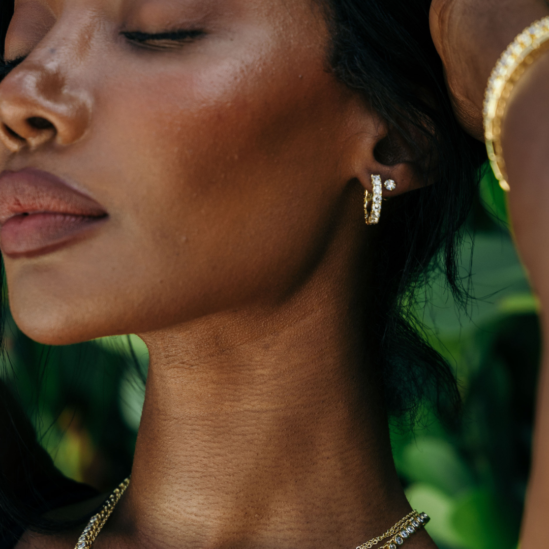 Sahira Jewelry Design - Vendita all'ingrosso Orecchini a cerchio - Orecchini Piper Cz3