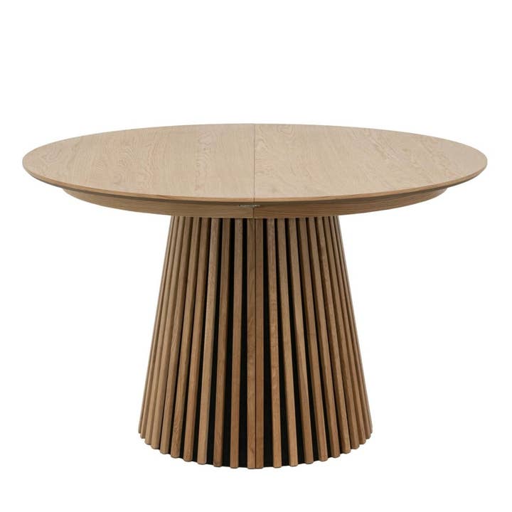 Furnhouse - Venta al por mayor Mesas auxiliares - Mesa de comedor redonda extensible Svendborg ø120/220 cm - Roble natural11