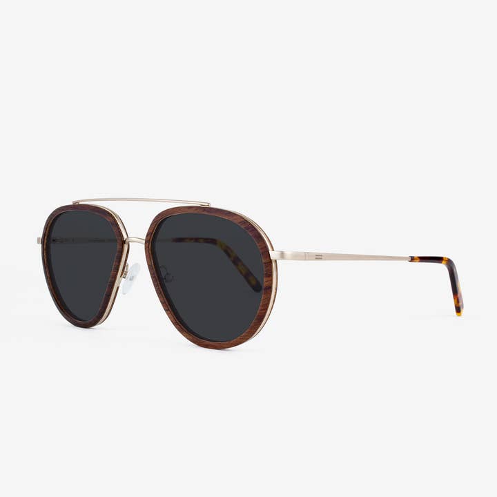 Tommy Owens - Wholesale Sunglasses - Unisex - Aventura - Metal & Wood Sunglasses1