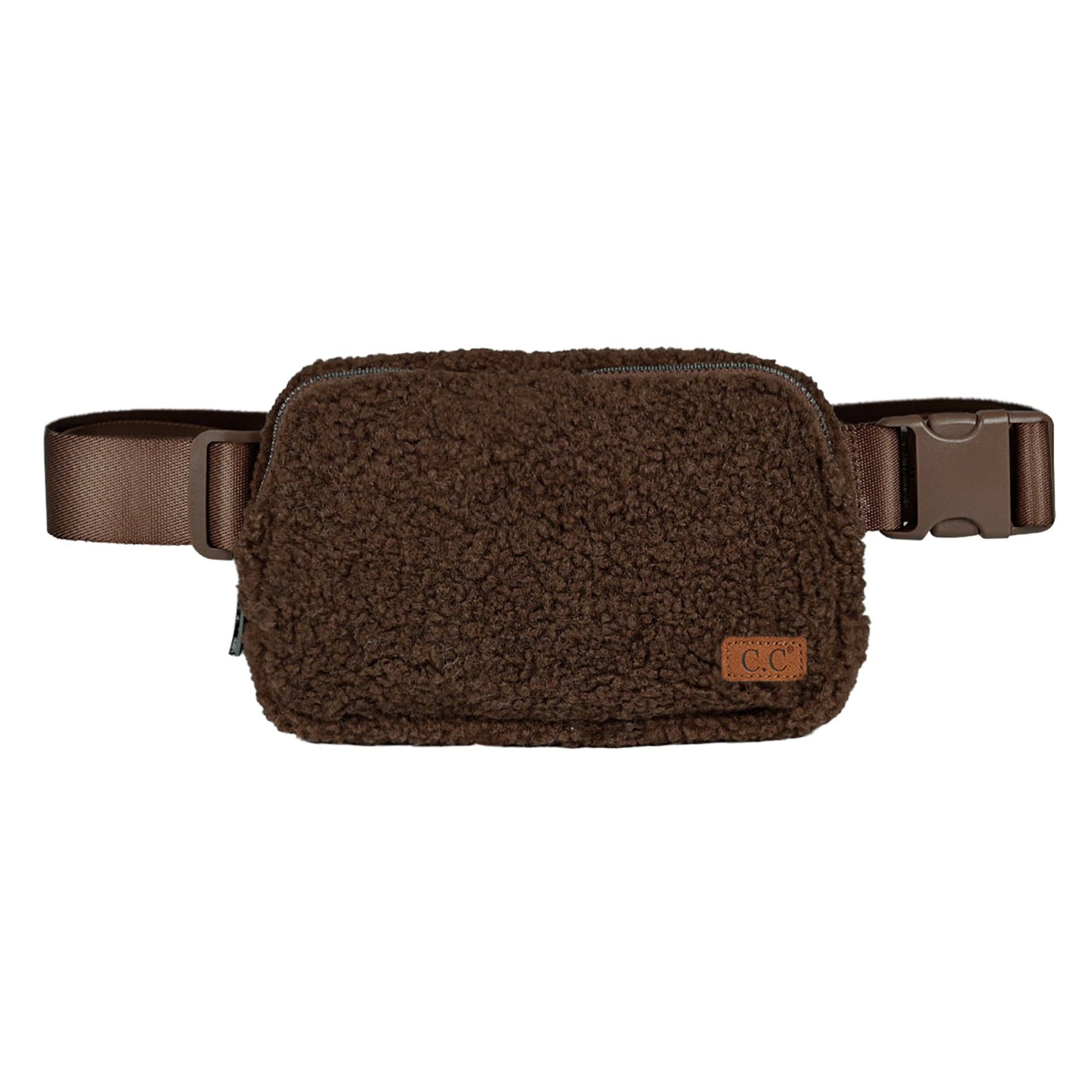 Truly Contagious - Wholesale Belt Bag - Women's - CC Sherpa Unisex Belt Bag Fanny Pack BGS00572