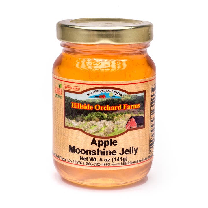 Hillside Orchard Farms - Wholesale Jam/Jelly - Apple Moonshine Jelly 5 oz0