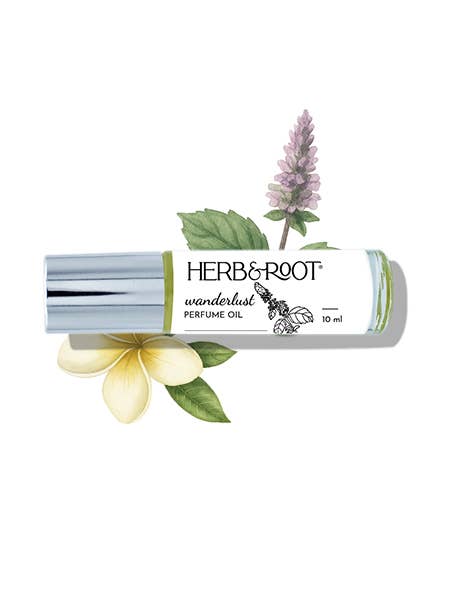Herb & Root - Wholesale Roll-On Fragrance - Wanderlust Perfume Oil- Patchouli and Frangipani