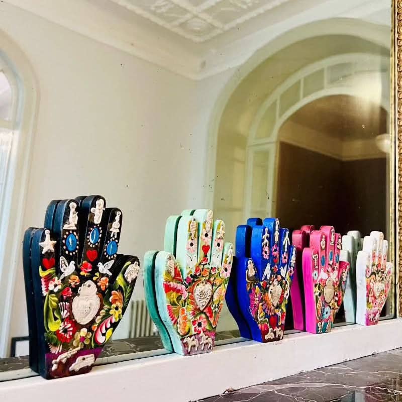 PINK PAMPAS – Engroshandel 3D-vægkunst – Træhånd med Milagros1