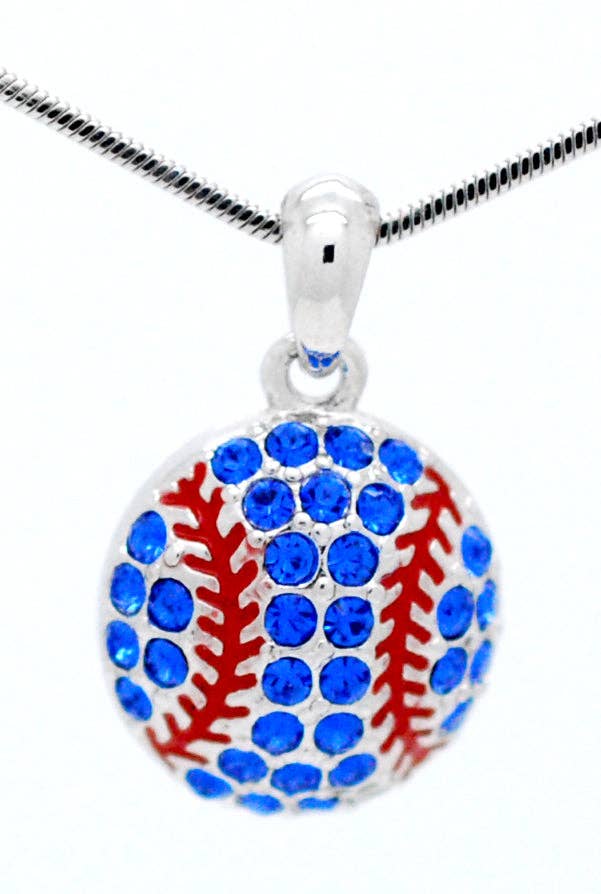 Fan Star Jewelry - Wholesale Pendant/Charm Necklace - Baseball/Softball Crystal Ball Necklace8